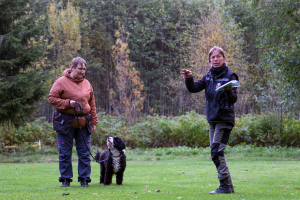 Bente tegner og forteller